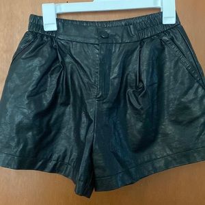 Super cute leather shorts